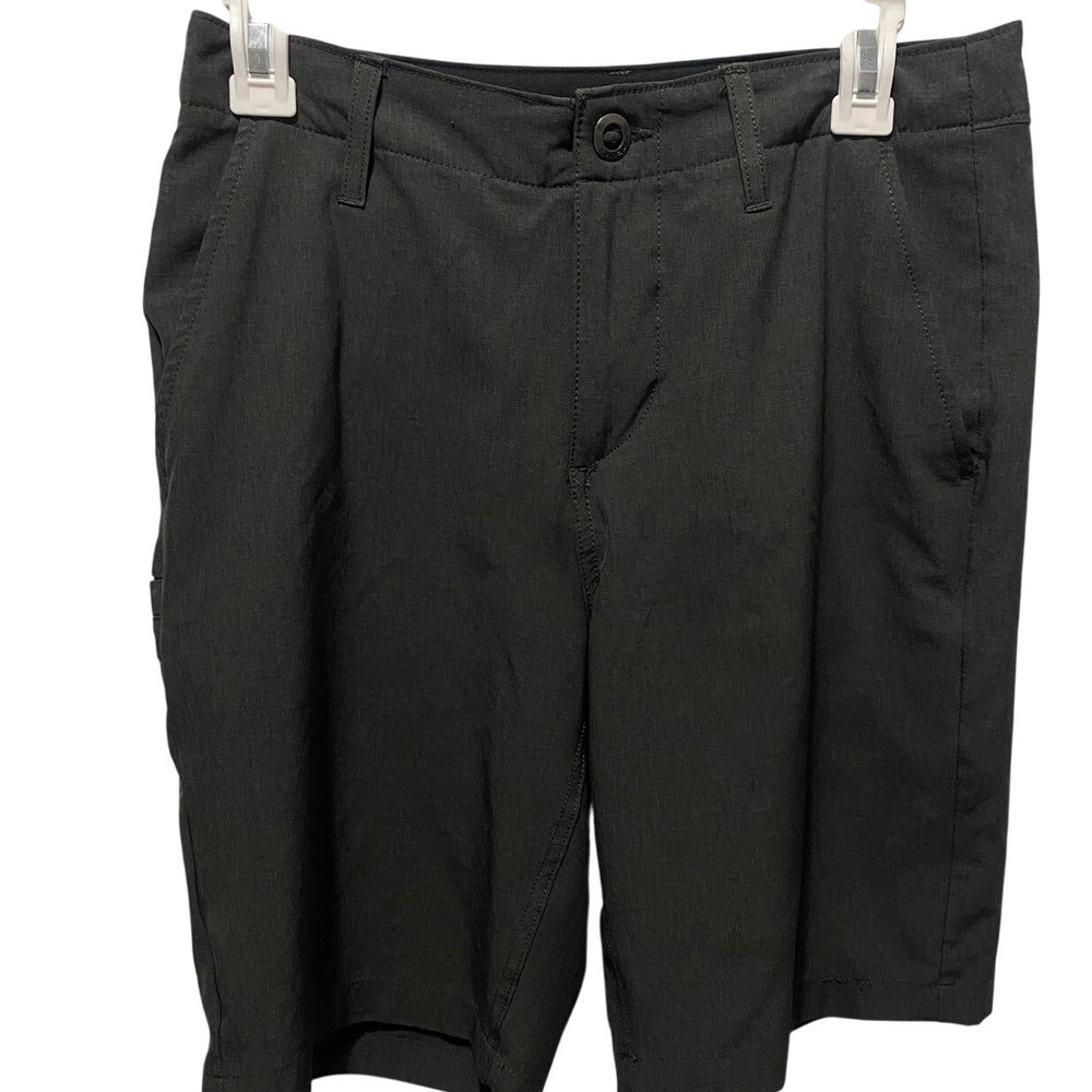 Volcom Hybrid Shorts Mens 31 Dark Gray Good Surf & Turf 4-Way Stretch Walkshorts
